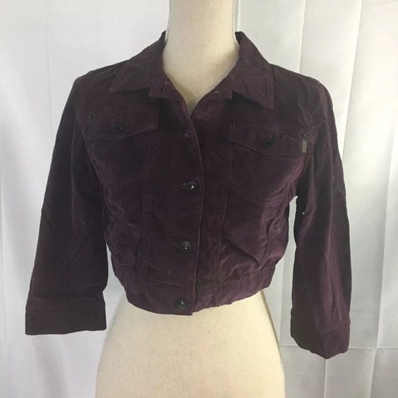 Womens Cropped trucker Jacket The Sinclair MFGRP - Picture 1 of 4